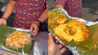 Viral Video: Man Makes ‘Authentic’ Volcano Pizza In Banana Leaf | Internet Is Speechless Over Food Experiment